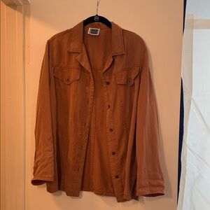 PER TE BY KRIZIA Rust Brown Utility Jacket